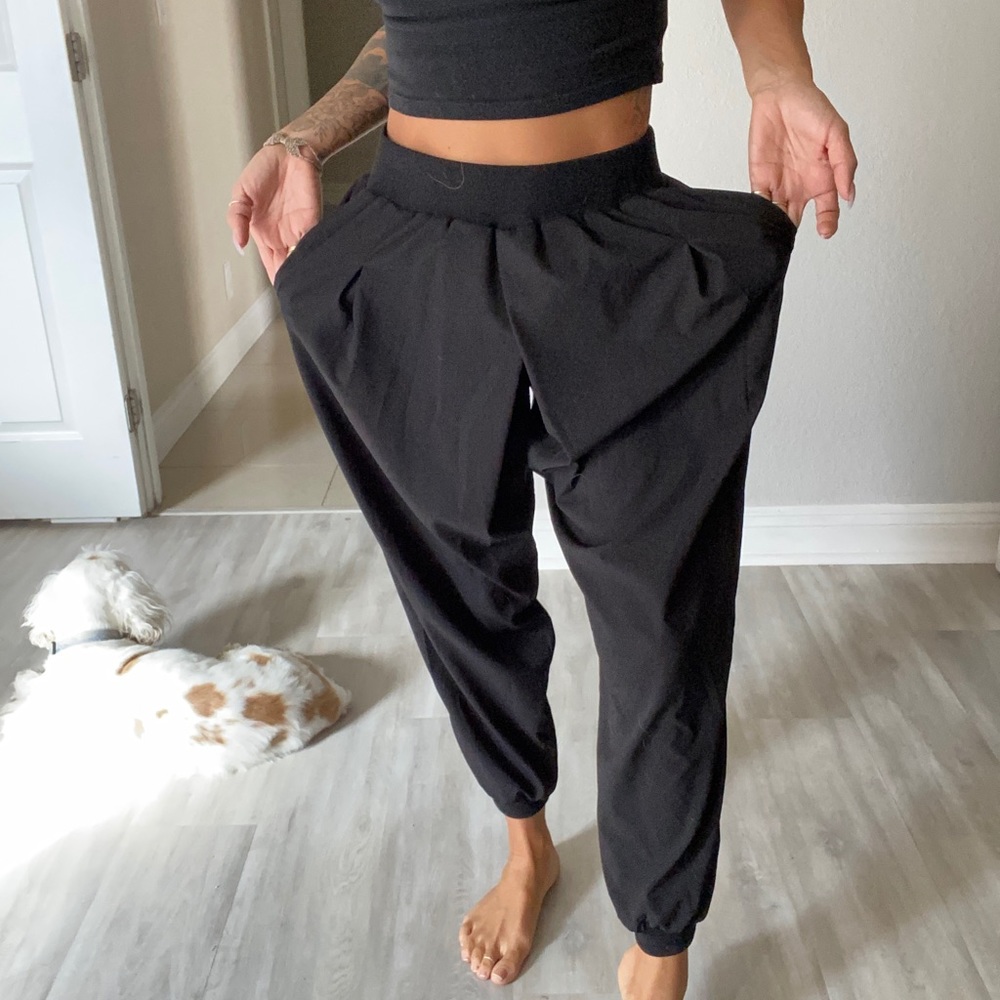 Black harem pants
